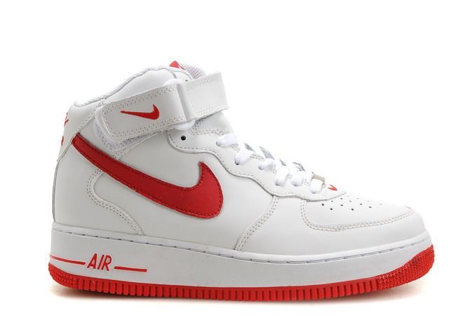 nike force 1 mid rouge et blanche femme,nike air force 1 flyknit ...